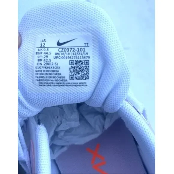 Nike Air Max 270 React Sneakers Pink/White Women's 12 - Picture 8 of 10